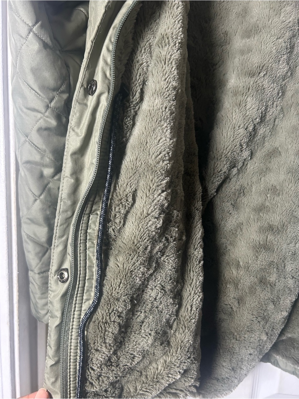 Columbia Women's Copper Crest Novelty Quilted Puffer Coat - Stone Green XXL - Picture 5 of 6
